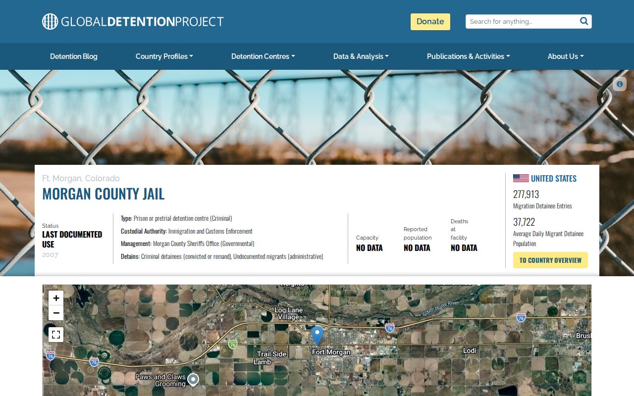 Morgan County Detention Division historical facility context for release records